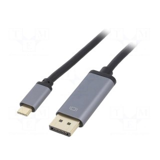Adapter | DisplayPort 1.2,USB 3.2 | DisplayPort plug,USB C plug