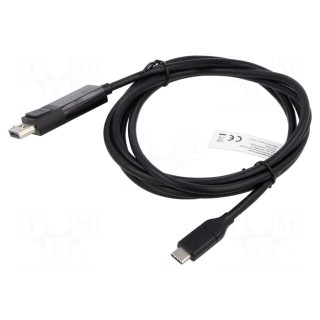 Adapter | DisplayPort 1.4,bidirectional | 2m | black