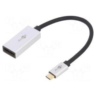Adapter | DisplayPort 1.4,HDCP 2.2 | gold-plated | 0.15m | black