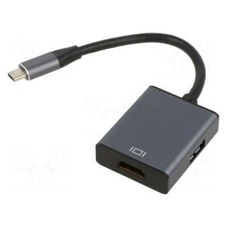 Adapter | HDMI 1.4,USB 3.0 | HDMI socket,USB A socket,USB C plug