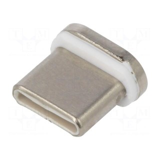 Adapter | magnetic,USB 2.0 | USB C plug | CC-USB2-AMLM31-1M