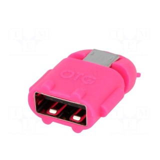 Adapter | OTG,USB 2.0 | USB A socket,USB B micro plug