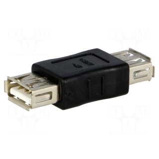 Adapter | USB 2.0 | USB A socket,both sides