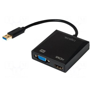 Adapter | USB 2.0,USB 3.0 | Colour: black