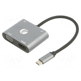 Adapter | USB 2.0,USB 3.0 | nickel plated | 0.15m | black | 480Mbps