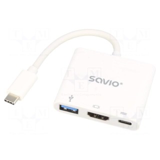 Adapter | Power Delivery (PD),USB 3.0 | 5Gbps | white