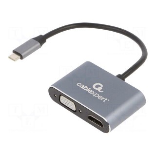 Adapter | USB 3.0 | D-Sub 15pin HD socket,HDMI socket,USB C plug