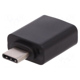 Adapter | USB 3.0 | USB A socket,USB C plug | nickel plated | 5Gbps