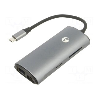 Adapter | USB 3.0,USB 3.1 | nickel plated | 0.15m | black | 5Gbps | PVC