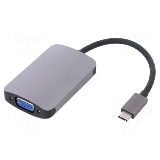 Adapter | USB 3.1 | D-Sub 15pin HD socket,HDMI socket,USB C plug