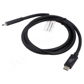 Cable | Power Delivery (PD),USB 3.1 | USB C plug,both sides | 1m
