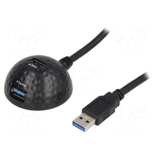 Cable | USB 1.1,USB 2.0,USB 3.0 | USB A socket,USB A plug | 1.5m