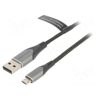 Cable | USB 2.0 | USB A plug,USB B micro reversible plug | 0.5m