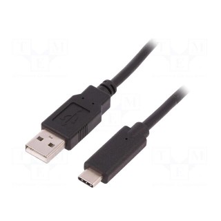 Cable | USB 2.0 | USB A plug,USB C plug | 1m