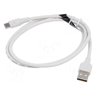 Cable | USB 2.0 | USB A plug,USB B micro plug | nickel plated | 1.5m