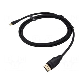 Cable | USB 2.0 | USB A plug,USB B micro plug | nickel plated | 2m