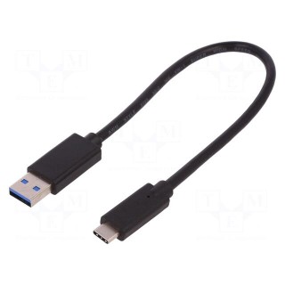 Cable | USB 3.0 | USB A plug,USB C plug | 0.25m