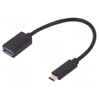 Cable | USB 3.0 | USB A socket,USB C plug | 0.2m