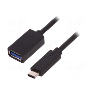 Cable | USB 3.0 | USB A socket,USB C plug | 0.5m