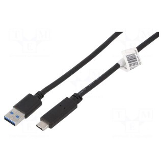 Cable | USB 3.0 | USB A socket,USB C plug | 1.8m