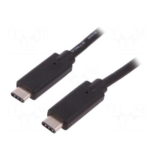 Cable | USB 3.1 | USB C plug,both sides | 1m