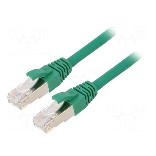 Patch cord | ETHERLINE® Cat.6a,S/FTP | 6a | stranded | Cu | LSZH | green