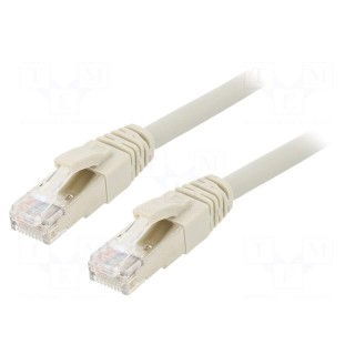 Patch cord | ETHERLINE® Cat.6a,S/FTP | 6a | stranded | Cu | LSZH | grey
