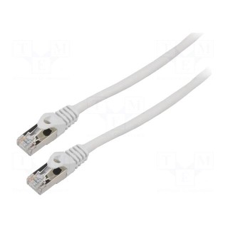Patch cord | F/UTP | 6 | stranded | CCA | PVC | grey | 2m | 26AWG | Cores: 8