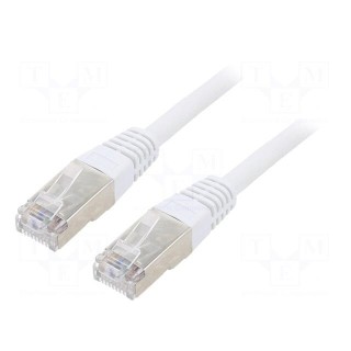 Patch cord | F/UTP | 6 | stranded | CCA | PVC | grey | 3m | 26AWG | Cablexpert