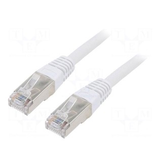 Patch cord | F/UTP | 6 | stranded | CCA | PVC | grey | 5m | 26AWG | Cablexpert