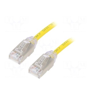 Patch cord | F/UTP,TX6A-28™ | 6a | solid | Cu | LSZH | yellow | 3m | 28AWG