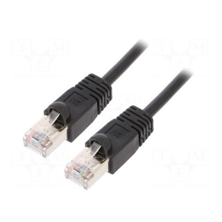 Patch cord | S/FTP | 6 | stranded | Cu | LSZH | 5m | RJ45 plug,both sides