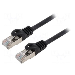 Patch cord | S/FTP | 6a | solid | Cu | LSZH | black | 30m | 27AWG | Cablexpert
