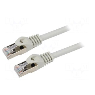 Patch cord | S/FTP | 6a | solid | Cu | LSZH | grey | 60m | 27AWG | Cablexpert