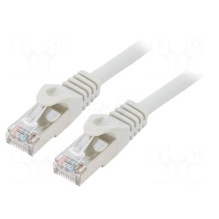 Patch cord | S/FTP | 6a | solid | Cu | LSZH | grey | 20m | 27AWG | Cablexpert