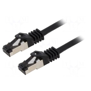 Patch cord | S/FTP | Cat 8.1 | stranded | Cu | LSZH | black | 20m | 26AWG