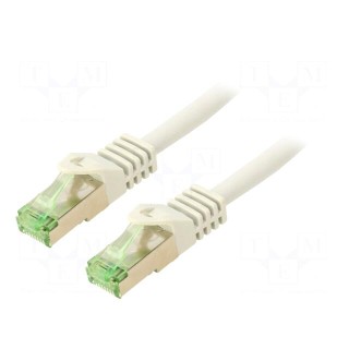 Patch cord | S/FTP | Cat 8.1 | stranded | Cu | LSZH | grey | 7.5m | 26AWG