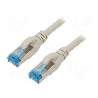 Patch cord | SF/UTP | 5e | stranded | Cu | PVC | grey | 10m | 26AWG