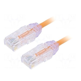 Patch cord | TX6-28™,U/UTP | 6 | stranded | Cu | LSZH | orange | 5m | 28AWG