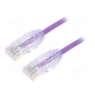 Patch cord | TX6-28™,U/UTP | 6 | stranded | Cu | LSZH | violet | 3m | 28AWG
