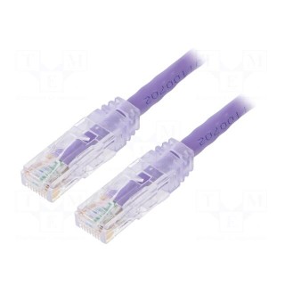 Patch cord | TX6™ PLUS,U/UTP | 6 | stranded | Cu | LSZH | violet | 3m