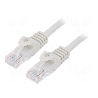 Patch cord | U/UTP | 6 | stranded | CCA | PVC | grey | 20m | 26AWG