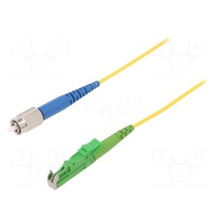 Fiber patch cord | E2/APC,FC/UPC | 3m | Optical fiber: 9/125um