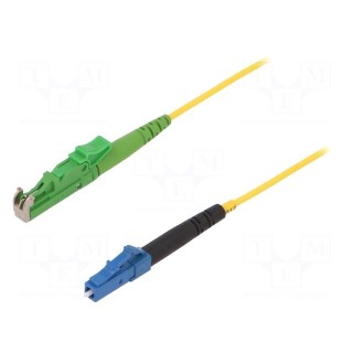 Fiber patch cord | E2/APC,LC/UPC | 5m | Optical fiber: 9/125um
