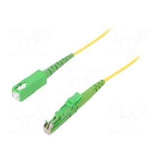Fiber patch cord | E2/APC,SC/APC | 4m | Optical fiber: 9/125um