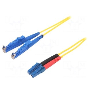 Fiber patch cord | E2/UPC,LC/UPC | 3m | Optical fiber: 9/125um