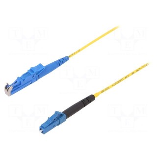 Fiber patch cord | E2/UPC,LC/UPC | 5m | Optical fiber: 9/125um