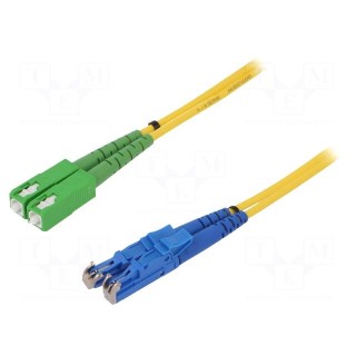 Fiber patch cord | E2/UPC,SC/APC | 2m | Optical fiber: 9/125um