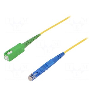 Fiber patch cord | E2/UPC,SC/APC | 5m | Optical fiber: 9/125um