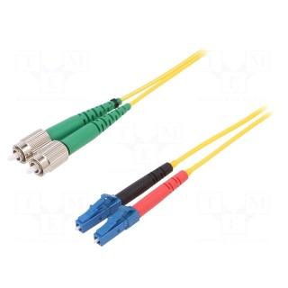 Fiber patch cord | FC/APC,LC/UPC | 1m | Optical fiber: 9/125um